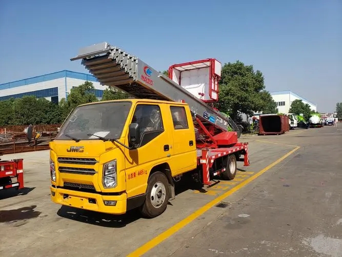 许昌附近云梯车出租 砂石搬运